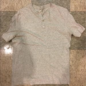 Light cream H&M henley T shirt